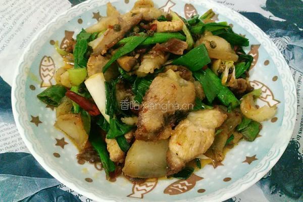 蒜苗回锅肉的做法图解9