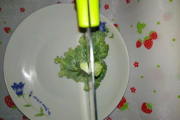 清炒西兰花的做法图解3