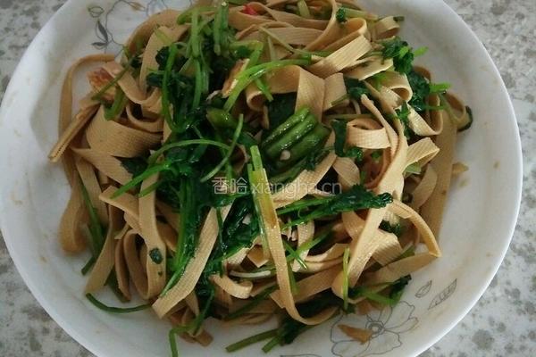 香菜拌千张的做法图解5