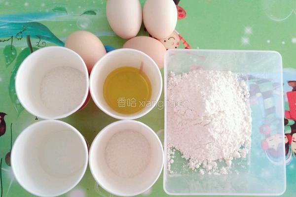 原味蛋糕卷的做法图解1