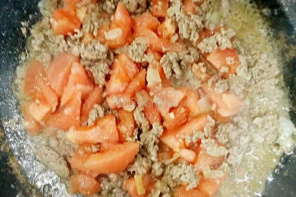 番茄牛肉酱意面的做法图解7