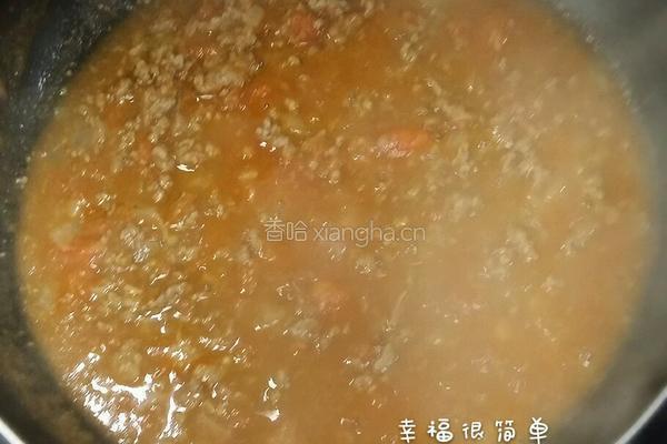 番茄牛肉酱意面的做法图解9