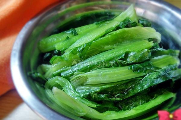 炒油麦菜的做法图解6