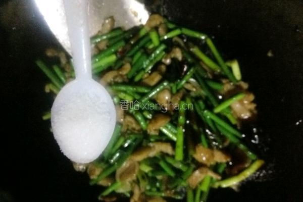 蒜苔炒鸡胸的做法图解10