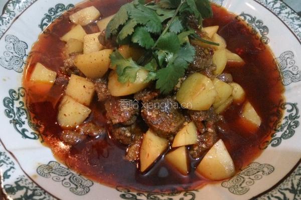 土豆烧牛腩的做法图解18