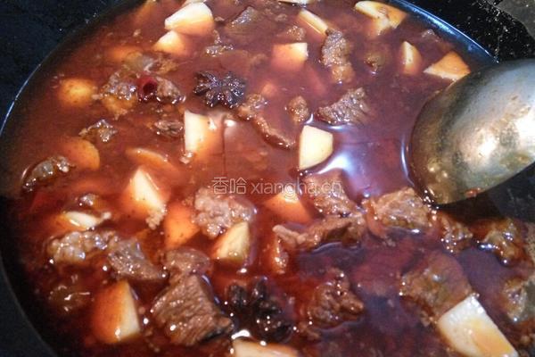土豆烧牛腩的做法图解16
