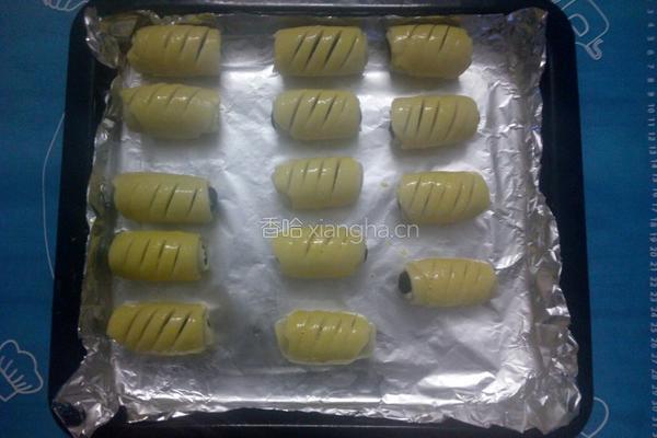 千层酥皮豆沙卷的做法图解19