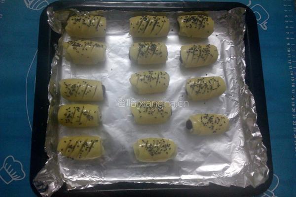 千层酥皮豆沙卷的做法图解20