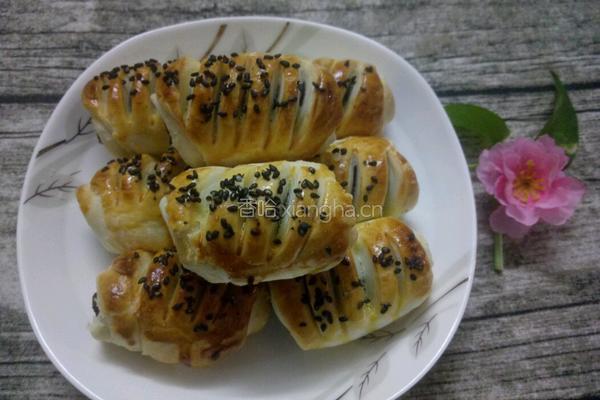 千层酥皮豆沙卷的做法图解23