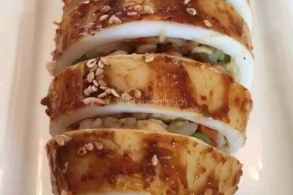 鱿鱼包饭的做法图解15