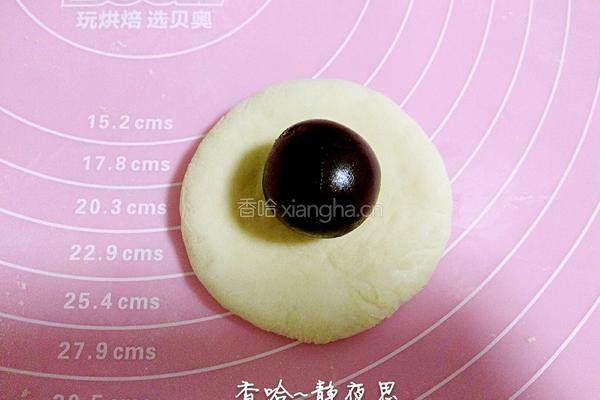 花朵豆沙馅面包的做法图解10