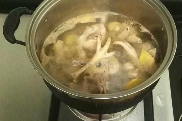 茶树菇鸡汤的做法图解3