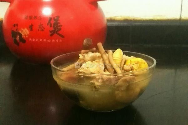 茶树菇鸡汤的做法图解8