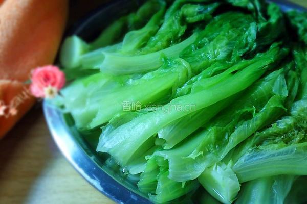 油盐生菜的做法图解3