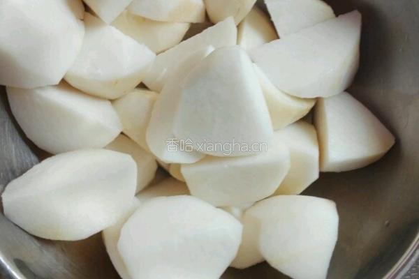 虾球滑溜芋头的做法图解4