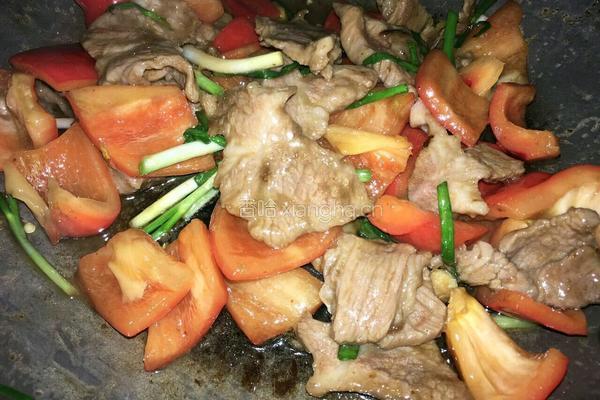 红椒炒肉片的做法图解7