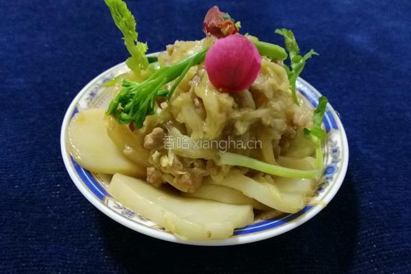 节节高炒年糕的做法图解12