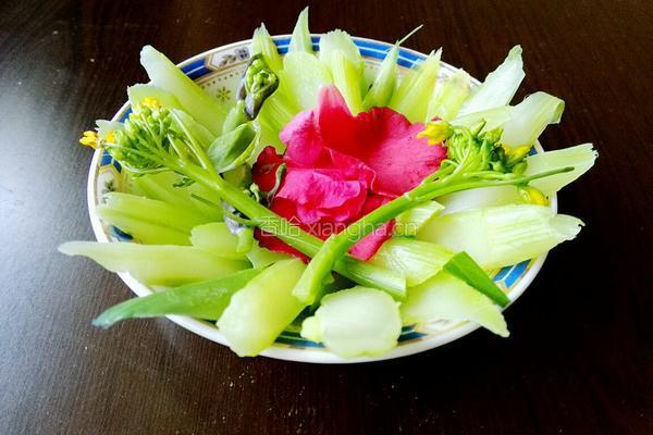 鲜花时蔬紫菜苔