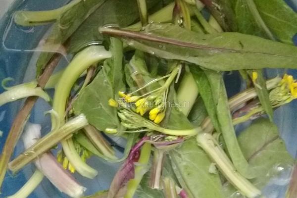 鲜花时蔬紫菜苔的做法图解3