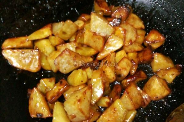 拔丝土豆的做法图解3