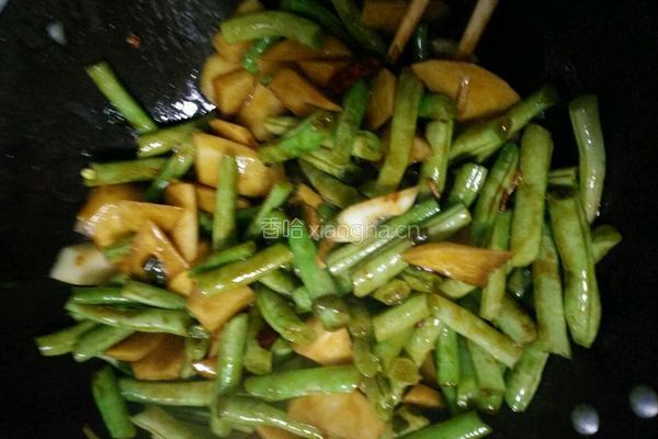 土豆豆角焖面的做法图解7