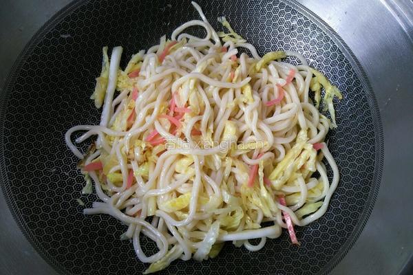 酱汁炒面的做法图解9