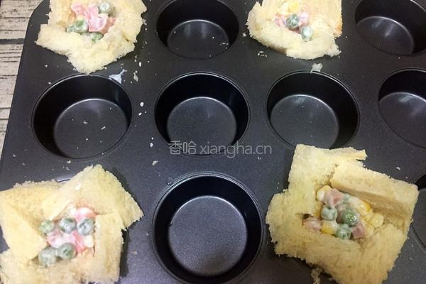 芝心沙拉吐司盏的做法图解7