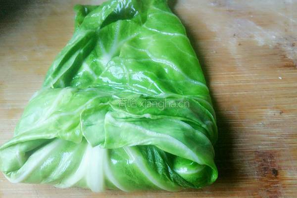 蒸包菜卷的做法图解8