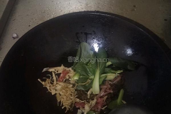 京杭片儿川的做法图解1