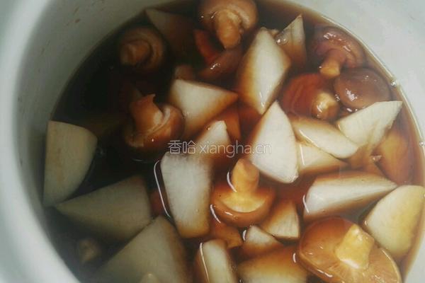 红烧香茹白萝卜的做法图解5