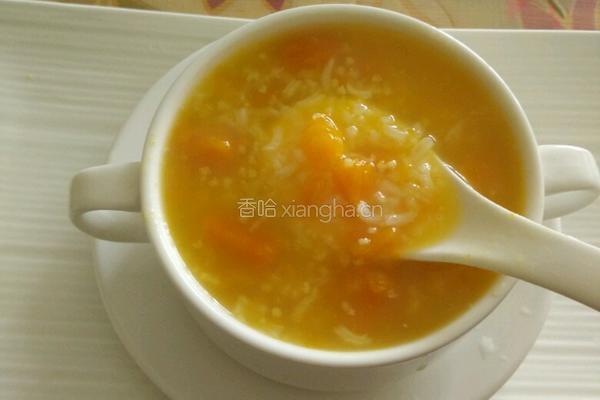 大小米南瓜粥的做法图解5