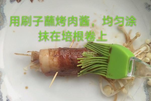 培根金针菇卷的做法图解7