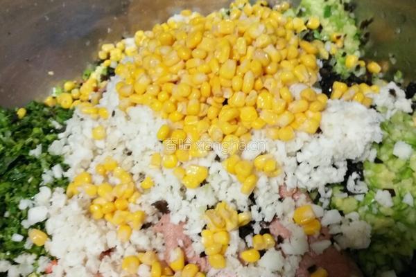 青莲素饺（可生煎）的做法图解4