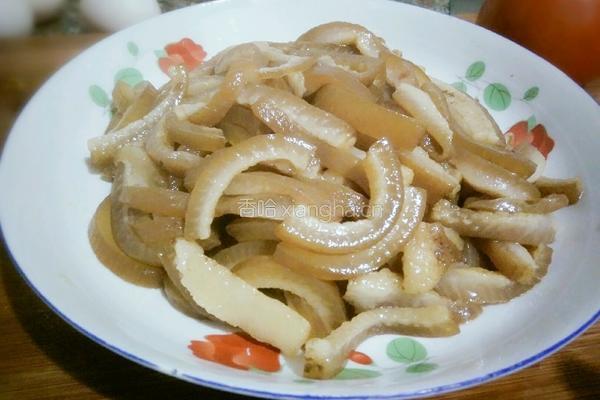 卤猪皮的做法图解3