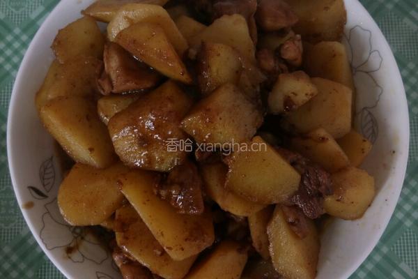 土豆烧鸡块的做法图解6
