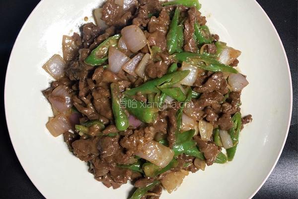 【尖椒炒牛肉】