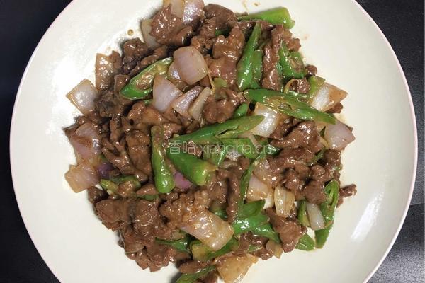 【尖椒炒牛肉】的做法图解7