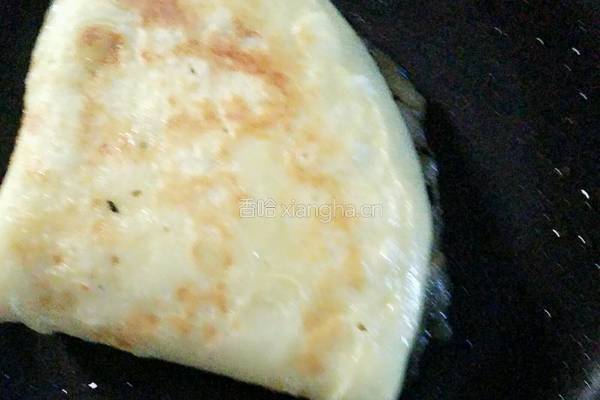 奶香苹果煎饼的做法图解11