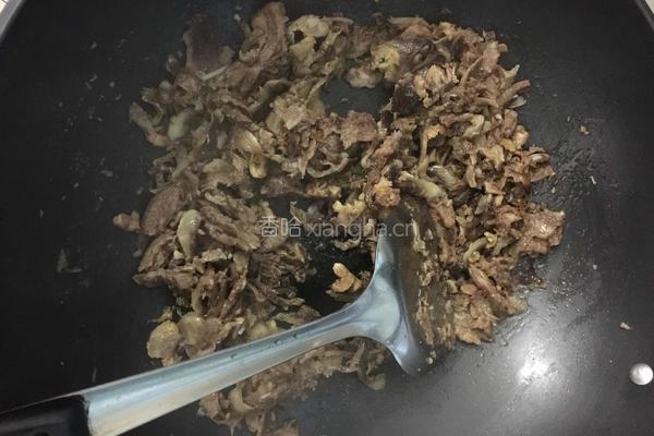 爆炒牛肉的做法图解4