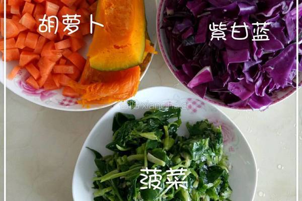 宝宝辅食蔬彩馄钝的做法图解1