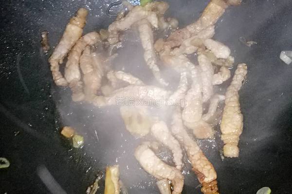 炒豇豆的做法图解3