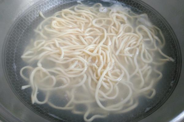 简单早餐面的做法图解4