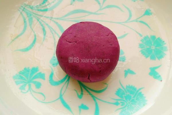 紫薯豆沙饼的做法图解9