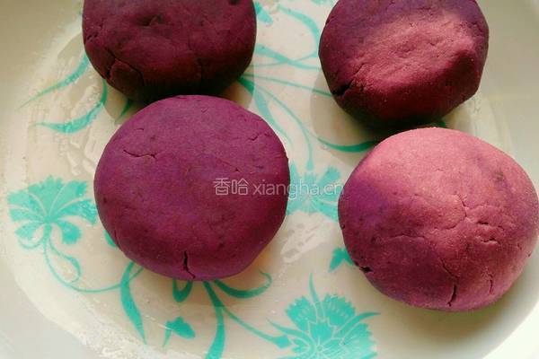 紫薯豆沙饼的做法图解10