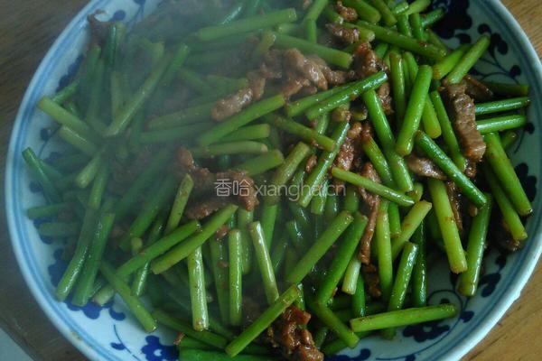 蒜苔炒肉