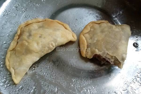 油炸豆沙馅酥饺的做法图解14
