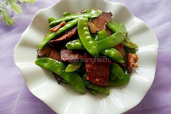 荷兰豆炒腊肉