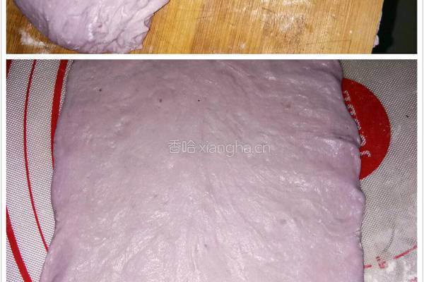 梦幻紫麻薯软欧包的做法图解5