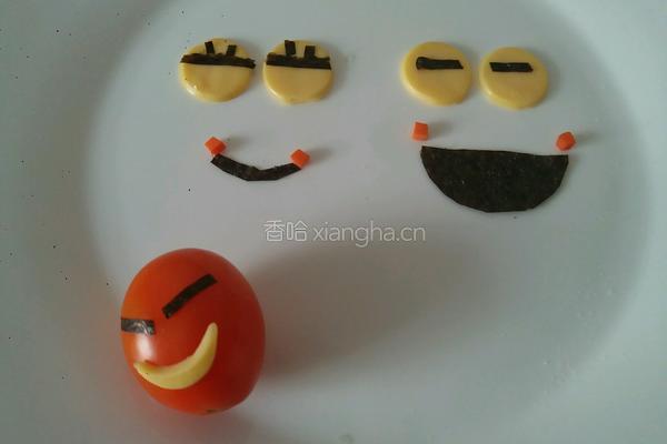 ＃圣诞节＃开心小青蛙饭团的做法图解4