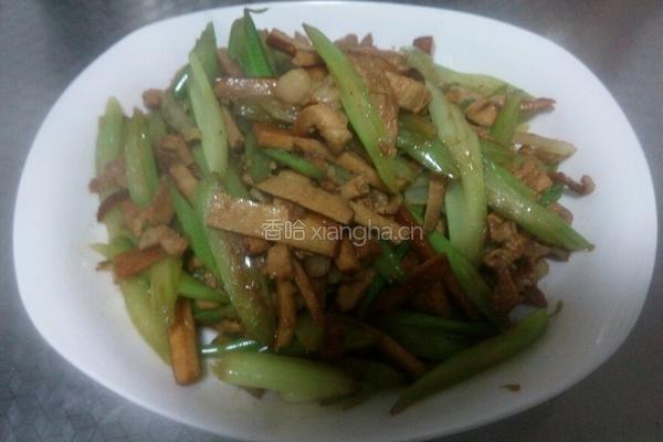 肉丝熏干芹菜的做法图解13